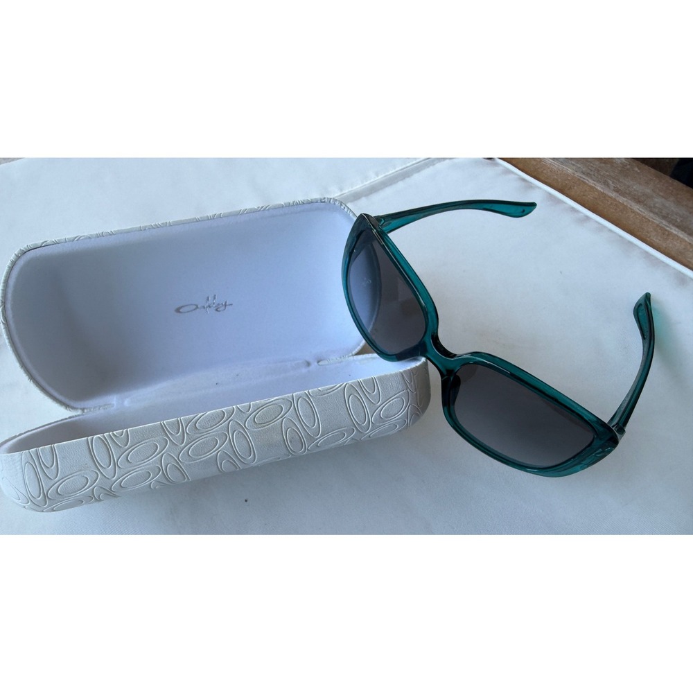 Oakley LBD 009193-07 Women Sunglasses Turquoise Grey Gradient 53mm Rare